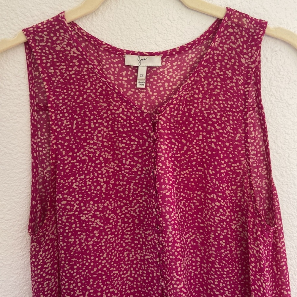 Joie silk sleeveless blouse